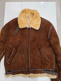 BOMBER  IN PELLE SCAMOSCIATA ANNI 90 CHAMBERS