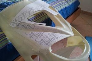 Dime scudo anteriore e bauletto piaggio zip sp mk1