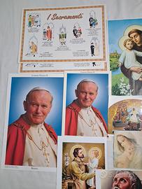 Stampe religioso immagini santini lotto
