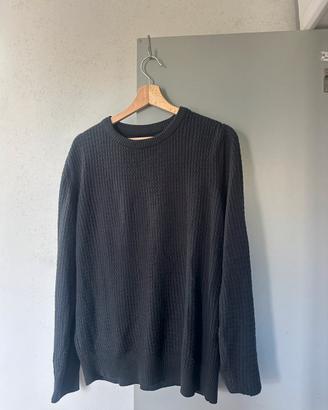 Maglione grigio scuro a girocollo Calliope uomo