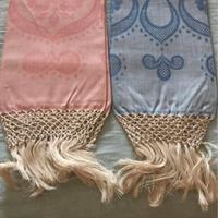 Asciugamani di lino, con intreccio di ginestra