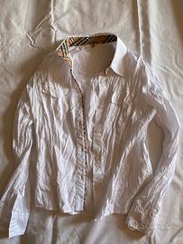 Camicia bianca Burberry