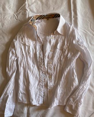 Camicia bianca Burberry