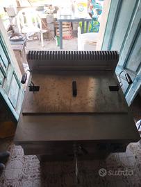 Friggitrice elettrica 25L+piano in acciaio 