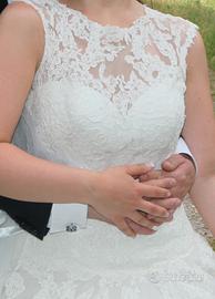 abito da sposa bianco taglia 44