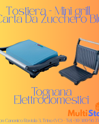 Tostiera Tognana - Mini grill Carta Da ZuccheroBlu