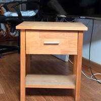 Comodino in rovere massello Jysk