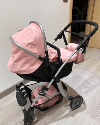 Passeggino carrozzina ovetto bambina