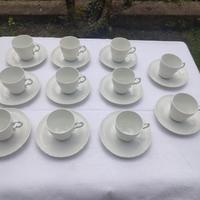 Vecchio Ginori servizio caffè 11 tazze/piattini