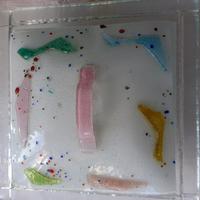 Pregiati oggetti in vetro decorato