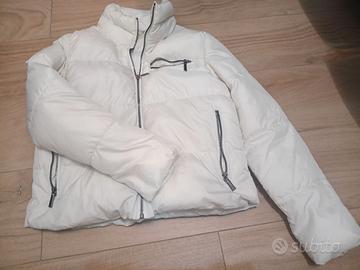 Piumino bianco corto