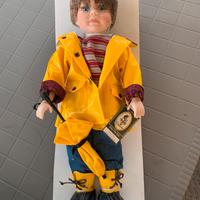 bambola  geppeddo  di porcellana