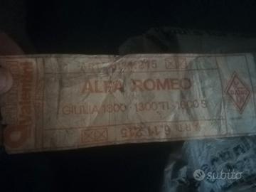 Kit Tappeti in gomma Alfa Romeo Giulia Super 1.3