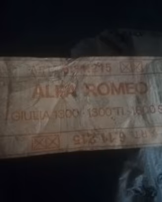 Kit Tappeti in gomma Alfa Romeo Giulia Super 1.3