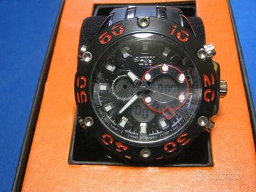 Orologio da polso chrono-alarm nuovo wr 30 metri