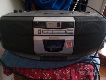 Radio registratore cassette aiwa csd-es225