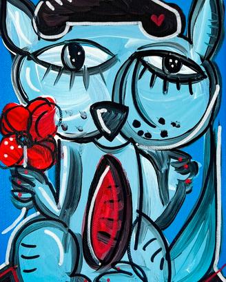 piccolo quadro "tenero gatto"