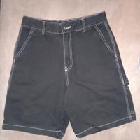 Bermuda jeans nero