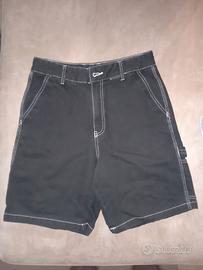 Bermuda jeans nero