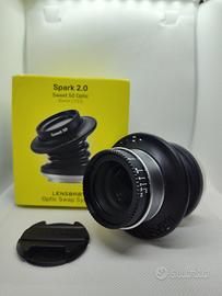 Lente Lensbaby Spark 2.0 E 50mm
per Sony