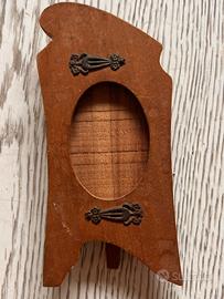 Cornice portafoto vintage in legno 1950