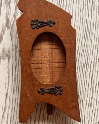 Cornice portafoto vintage in legno 1950