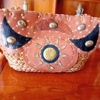 borsa mare di paglia 
