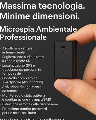 Microspia ambientale professionale