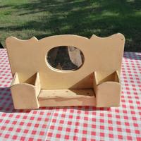 Specchio e porta oggetto bagno vintage (1950)