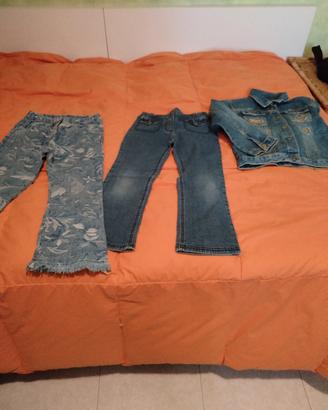 giubbino jeans tg. 6, jeans tg 5/6