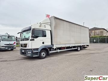 MAN TGL 12 220 centina e sponda caricatrice