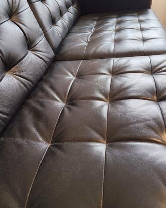 Divano e poggiapiedi Ikea