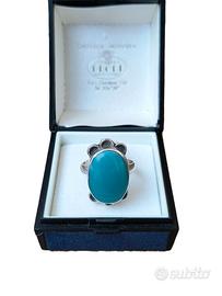 Anello Vintage con Turchese Arizona e Argento 925