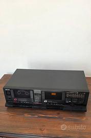 Akai HX-A351W stereo cassette deck 
