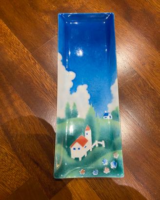 Piattino Cloisonne anni ‘60 di dimensioni 23x9