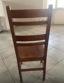 Set 4 sedie vero legno