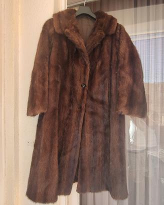 Cappotto vintage in pelliccia di visone 
