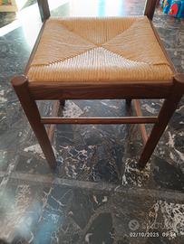 sedie da cucina impagliate 