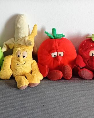 Peluche frutta e verdura 