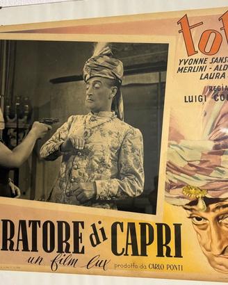Fotobusta originale Totò "L'Imperatore di Capri"