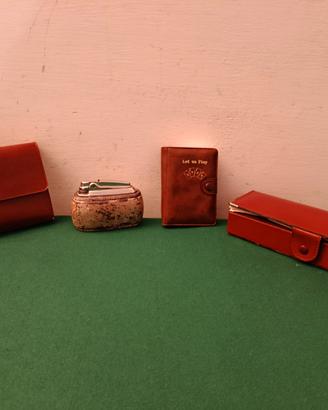 ACCENDINO DA TAVOLO/PORTA CARTE DA VIAGGIO