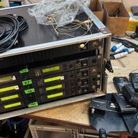 Sistema radio Shure UHF U4D MK2 8 canali