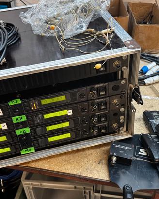 Sistema radio Shure UHF U4D MK2 8 canali