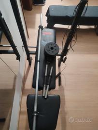 Panca Weider ECS + bilanciere, manubri e altro