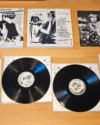 SONIC YOUTH  Goo  Box AUTOGRAFATO lotto vinili LP
