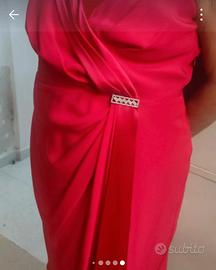 vestito rosso elegante