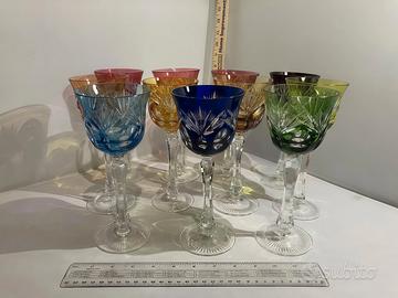 Set di 11 bicchieri da acqua/vino