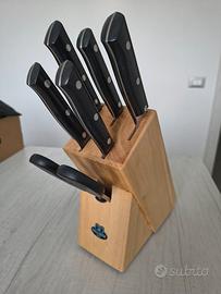 Ceppo Coltelli da Cucina Ballarini 1889 in Legno