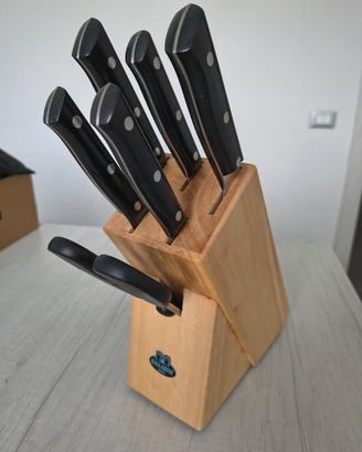 Ceppo Coltelli da Cucina Ballarini 1889 in Legno