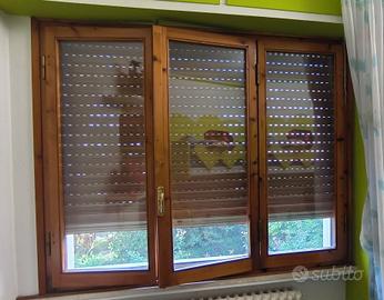 6 Infissi portafinestra finestre legno